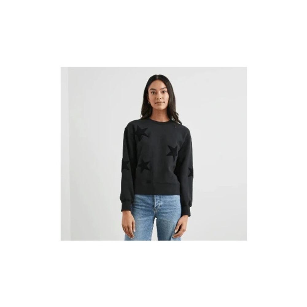 Rails Sonia Star Sweatshirt - Black - Size Medium
